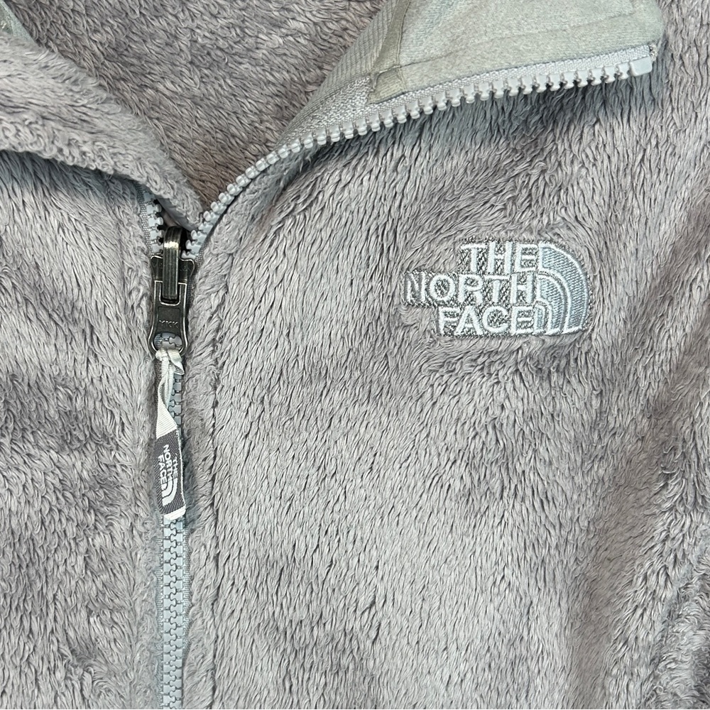 The North Face Women’s Gray Fleece Jacket Size Small Full Zip - Picture 4 of 15